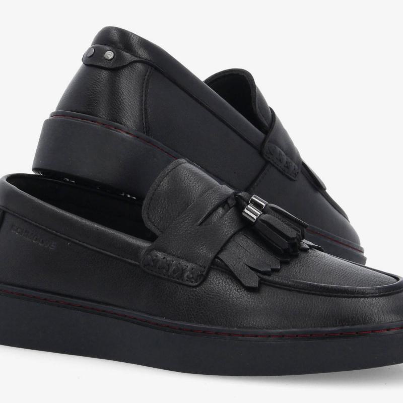 LOAFLY LOAFER M - TUMBLED LEATHER - BLACK